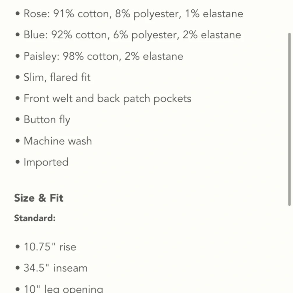 NWT Anthropologie Pilcro Bootcut Jeans - Picture 2 of 2
